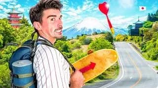 Trunky en voyage à travers le Japon avec son équipement